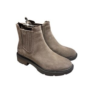 Timberland Women's Brimfield Mid Chelsea Boots Brown Leather Suede Size 6.5 NWT